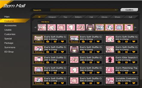 games with cash inventory slot elsword|Item Mall .